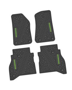 20-24 Jeep Gladiator Front and RearTire Tread/Scorched Earth Scene w/ Rubicon Insert - Black w/ Lime Insert