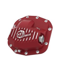 aFe Power 46-71010R Pro Series Front Differential Cover in Red for 18-19 Jeep Wrangler JL with Dana 30 Front Axle