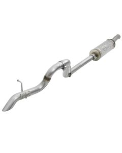 aFe Power  Mach Force XP 2.5" 409 Stainless Steel Cat Back Exhaust System with Hi-Tuck Tip for 18-20 Jeep Wrangler JL Unlimited