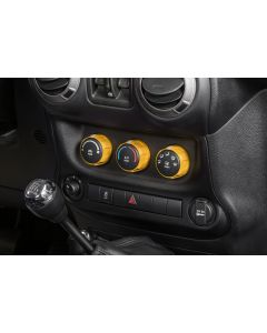 AJT CLIMATE KNOBS 11-18 BAJA YELLOW