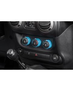 AJT CLIMATE KNOBS 11-18 JK CHIEF BLUE