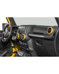 AJT YELLOW VENT TRIM RINGS 11-18 JK