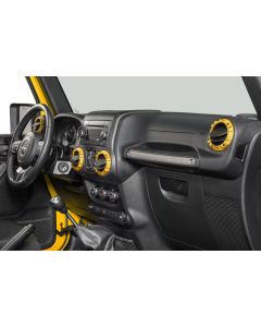 AJT YELLOW VENT TRIM RINGS 11-18 JK