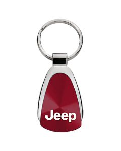 AUG TEAR DROP JEEP LOGO KEY CHAIN BURGU
