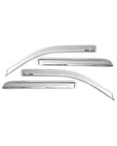 AVS 684252 Window Deflector Ventvisor Stick-On  4pc. Set in Chrome for 11-19 Jeep Grand Cherokee WK