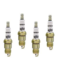 Accel 0736-4 U-Groove Spark Plugs for 84-02 Jeep Vehicles with 2.5/4.0L Engine