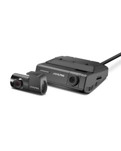 Alpine DVR-C320R Premium 1080P Night Vision Front & Rear Camera Bundle with Built-In Drive Assist