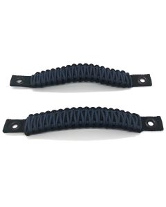 Jeep Wrangler Grab Handles Paracord JK Sound Bar Rear Side Pair Black/Anvil Bartact