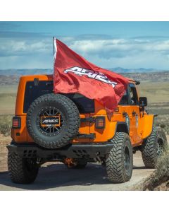 Aries  TrailChaser Rear Aluminum Bumper for 07-23 Jeep Wrangler JK & JL