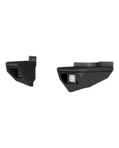 TrailChaser Jeep Wrangler Aluminum Rear Bumper Corners with LEDs