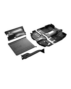 97 Wrangler TJ 2dr full vehicle kit front and rear flooring cargo mat wheelhouse covers (l/r) mesa smoke