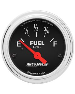 Auto Meter 2516 2 1/16" Diameter Electrical Fuel Gauge (240 OHMS = Empty, 33 OHMS = Full) 