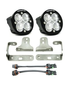 Baja Designs 447066 Squadron-R Sport LED Fog Pocket Light Kit for 18-21 Jeep Wrangler JL Sport/Sport-S  & Gladiator JT with OE Plastic Front Bumper