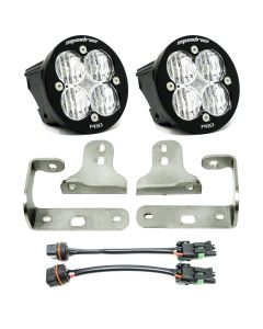 Baja Designs 447067 Squadron-R PRO LED Fog Pocket Light Kit for 18-19 Jeep Wrangler JL Sport/Sport-S  & 2020 Gladiator JT with OEM Plastic Front Bumper