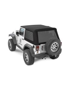 Bestop  Trektop NX Glide Twill Soft Top  for 07-18 Jeep Wrangler JK 2 Door
