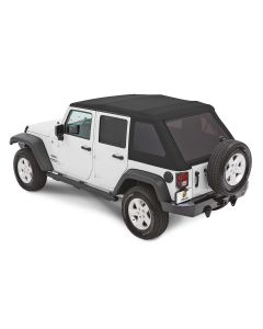 Bestop  Trektop NX Glide Twill Soft Top for 07-18 Jeep Wrangler JK 4 Door