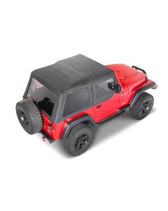 Bestop Trektop NX Soft Top with Upper Doors for 97-06 Jeep Wrangler TJ
