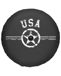 Boomerang Enterprises  Air Force USA Star Logo Tire Cover for 18-20 Jeep Wrangler JL
