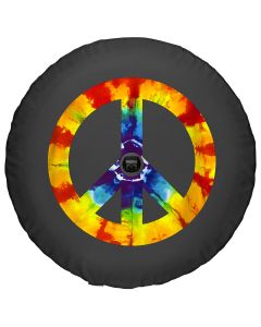 Boomerang Enterprises  Peace Sign Logo Tire Cover for 18-20 Jeep Wrangler JL