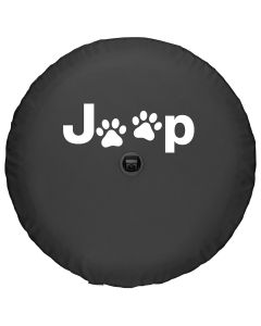 Boomerang Enterprises  Jeep Paw Print Logo Tire Cover for 18-21 Jeep Wrangler JL