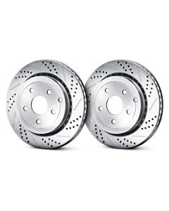 Baer 05119-020 Sport 12" Rear Decela Rotors Drilled & Slotted for 99-04 Jeep Grand Cherokee WJ