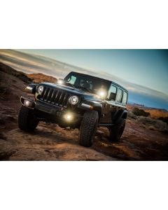 Baja Designs  Squadron-R SAE Rubicon LED Fog Pocket Light Kit for 18-22 Jeep Wrangler JL & Gladiator JT with Factory Steel Bumper