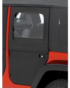 Bestop 51799-17 2-Piece Rear Doors in Twill for 07-18 Jeep Wrangler Unlimited JK