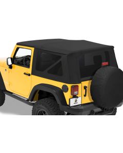 Bestop 58134-35 Tinted Window Kit for 11-18 Jeep Wrangler JK 2 Door with Factory Softtop or Sailcloth Replace-a-top
