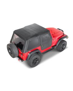 TREKTOP NX 97-06 TJ W/2 PIECE DOORS BLACK DIAMOND