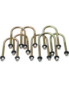 BLACK DIA U-BOLT KIT 1987-95 YJ DANA35  716631