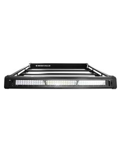 Black Horse Offroad BA-JKDR-KIT40 Traveler Roof Rack with 40" LED Light Bar for 07-18 Jeep Wrangler JK Unlimited 4-Door