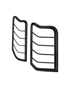 Black Horse Offroad 7JPWRA Tail Light Guards in Black for 07-18 Jeep Wrangler JK & Unlimited JK