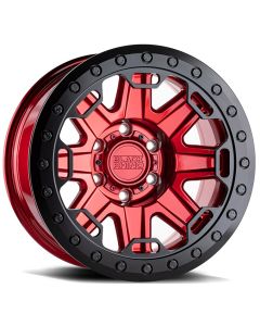 BLK RHNO RIFT RED 17X8.5 5X4.5 3.25BS