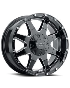 Black Rock  Series 904B Fury I Wheel for 07-20 Jeep Wrangler JL, JK & Gladiator JT