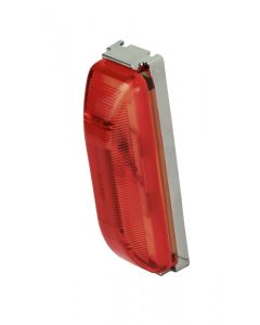 LED 4" Sealed Rectangular Clearance/Side Marker, Red