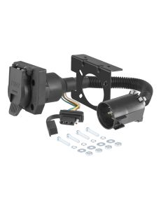 CURT 55774 Hitch Wiring Harness  for 2011-2018 Grand Cherokee WK2 and 2018-2019 Cherokee KL with Factory Tow Package