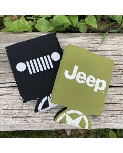 Jeep Merchandise  Jeep Logo Beverage Koozie 2-Pack 