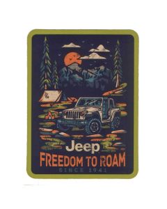 Jeep Merchandise  Jeep Freedom to Roam Sticker 