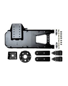 EVO HINGED TIRE CARRIER BARE FINISH JL