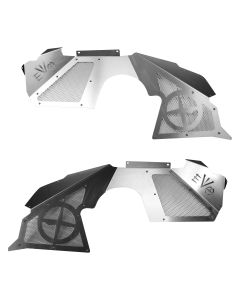 EVO Manufacturing EVO-1199 Vented Inner Fender Kit Double Throwdown for 07-18 Jeep Wrangler JK