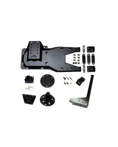 EVO Manufacturing EVO-233 Pro Series Hinged Tire Carrier with Mounts for 07-18 Jeep Wrangler JK & Unlimited JK