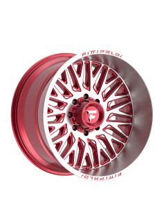 FA07-221252739N44MR - FITTIPALDI OFF ROAD FA07MR 22X12 - 5X5/5X5.5 BS 4.8 -GLOSS RED MACHINED