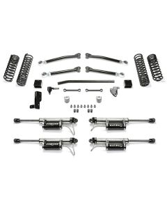 Fabtech  3" Trail System Lift Kit with Dirt Logic 2.25 Remote Reservoir Shocks for 18-23 Jeep Wrangler JL Unlimited
