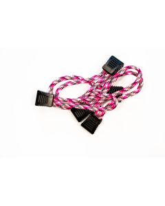 FISHBONE ZIPPER PULL SET PINK CAMO