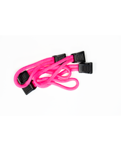 FISHBONE ZIPPER PULL SET HOT PINK