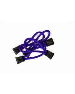 FISHBONE ZIPPER PULL SET PURPLE