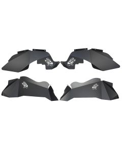 Fishbone Offroad FB33073 Aluminum Inner Fenders with Fishbone Logo for 07-18 Jeep Wrangler JK