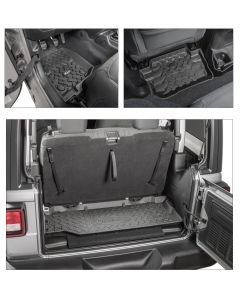 Quadratec  Ultimate All Weather Floor Liner Triple Combo Kit for 18-24 Jeep Wrangler JL 2-Door