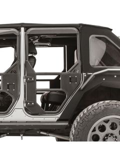 Fab Fours  Rear Full Tube Doors for 07-18 Jeep Wrangler Unlimited JK 4 Door