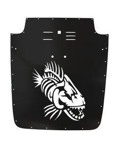 FISHBONE BLACK HOOD LOUVER 03-06 TJ